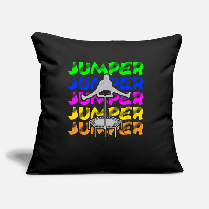 Trampoline Jumping Trampoline Trampoline Trampoline Sofa pillowcase 17,3'' x 17,3'' (45 x 45 cm)
