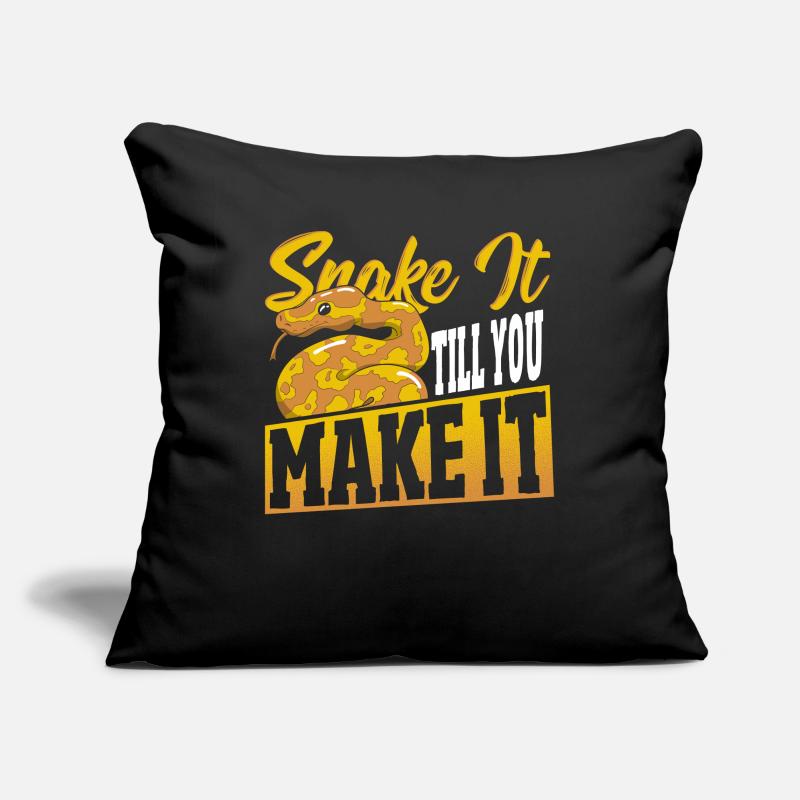 Banana Ball Python Design Pour Un Royal Housse de coussin décorative 45 x 45 cm