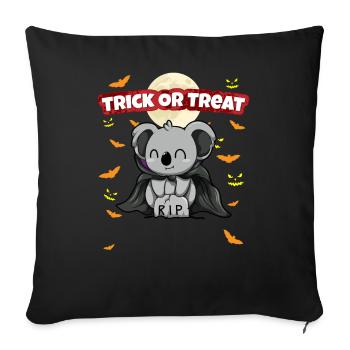 Trick Or Treat Scary Creepy Halloween Monster - Sofa pillowcase 17,3'' x 17,3'' (45 x 45 cm) - black - Front