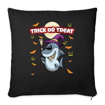 Trick Or Treat Scary Creepy Halloween Monster - Sofa pillowcase 17,3'' x 17,3'' (45 x 45 cm) - black - Front