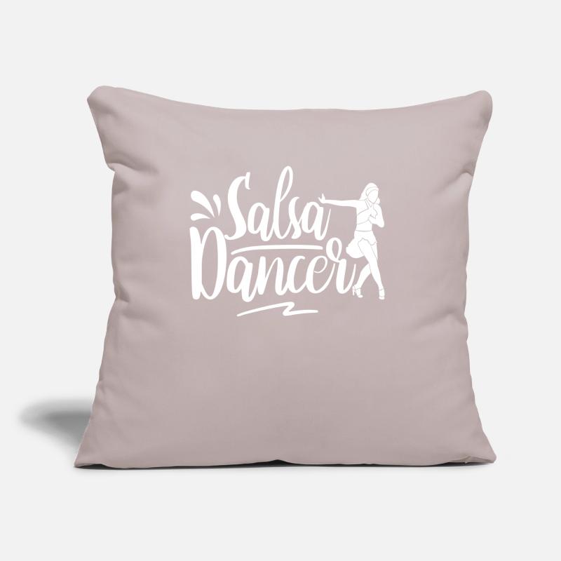 Salsa Dancer Dancing Dancer Dance Hobby Housse de coussin décorative 45 x 45 cm