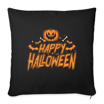 Halloween Tshirt Halloweenparty Mörder Killer Tod - Sofakissenbezug 45 x 45 cm - Schwarz - Vorne