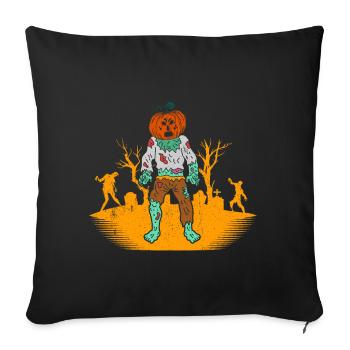 Halloween Gift Killer Skeleton Killer Horror - Sofa pillowcase 17,3'' x 17,3'' (45 x 45 cm) - black - Front