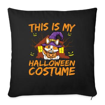 Scary Creepy Animal This Is My Halloween Costume - Sofa pillowcase 17,3'' x 17,3'' (45 x 45 cm) - black - Front