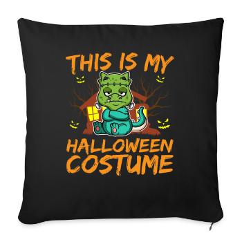 Scary Creepy Animal This Is My Halloween Costume - Sofa pillowcase 17,3'' x 17,3'' (45 x 45 cm) - black - Front