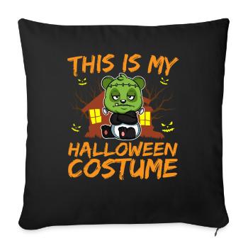 Scary Creepy Animal This Is My Halloween Costume - Sofa pillowcase 17,3'' x 17,3'' (45 x 45 cm) - black - Front