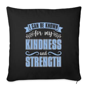 Mental Health Coffee I Can Be Known Care Anxiety - Sofakissenbezug 45 x 45 cm - Schwarz - Vorne
