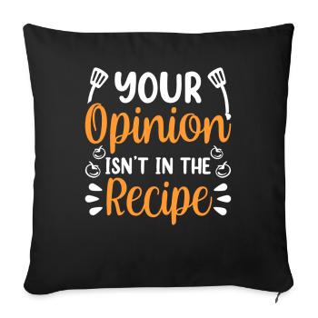 Your opinion is not included in the recipe Mama - Sofa pillowcase 17,3'' x 17,3'' (45 x 45 cm) - black - Front