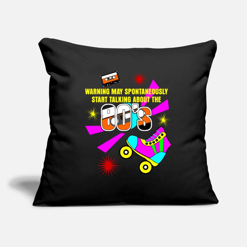 80s Roller Skates 80th Sofa pillowcase 17,3'' x 17,3'' (45 x 45 cm)