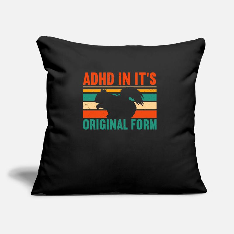 ADHD In Its Adhd Awareness Squirrel Sofa pillowcase 17,3'' x 17,3'' (45 x 45 cm)