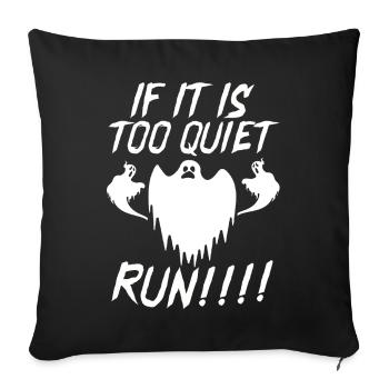 Halloween Gift Killer Skeleton Killer Horror - Sofa pillowcase 17,3'' x 17,3'' (45 x 45 cm) - black - Front