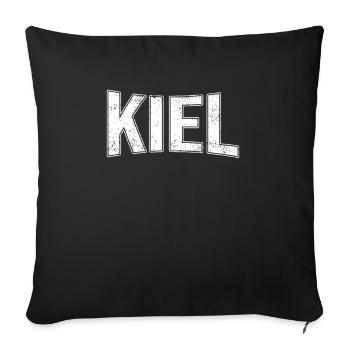 Keel - Sofa pillowcase 17,3'' x 17,3'' (45 x 45 cm) - black - Front