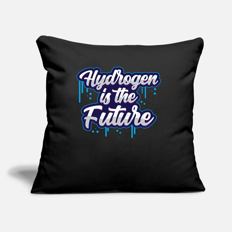 Hydrogen is the future Element hydrogen Sofa pillowcase 17,3'' x 17,3'' (45 x 45 cm)