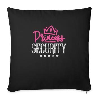 Frère - Housse de coussin décorative 45 x 45 cm - noir - Devant