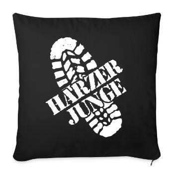 Harz Hiking HarzEr Junge Brocken - Sofa pillowcase 17,3'' x 17,3'' (45 x 45 cm) - black - Front