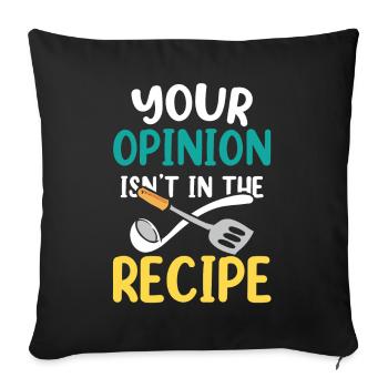 Your opinion is not included in the recipe Mama - Sofa pillowcase 17,3'' x 17,3'' (45 x 45 cm) - black - Front