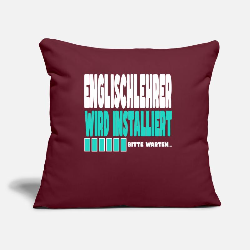 Englischlehrer wird installiert Sofakissenbezug 45 x 45 cm