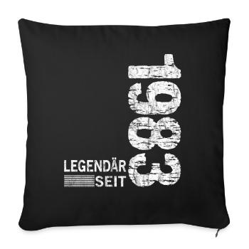 Geburtstag Geboren 1983 Mann Legendär seit 1983 - Sofakissenbezug 45 x 45 cm - Schwarz - Vorne