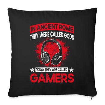 Gamer Saying - Jungen Videospiele & Gaming - Sofakissenbezug 45 x 45 cm - Schwarz - Vorne
