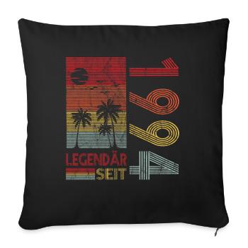 Geburtstag Geboren 1994 Mann Legendär seit 1994 - Sofakissenbezug 45 x 45 cm - Schwarz - Vorne