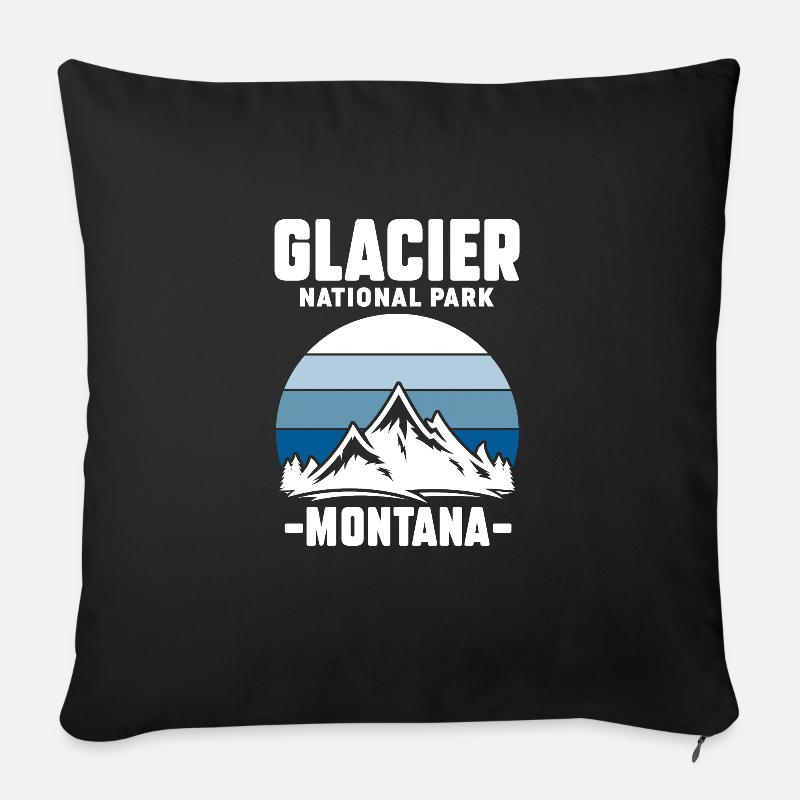 Montana - Sofakissenbezug 45 x 45 cm - Schwarz