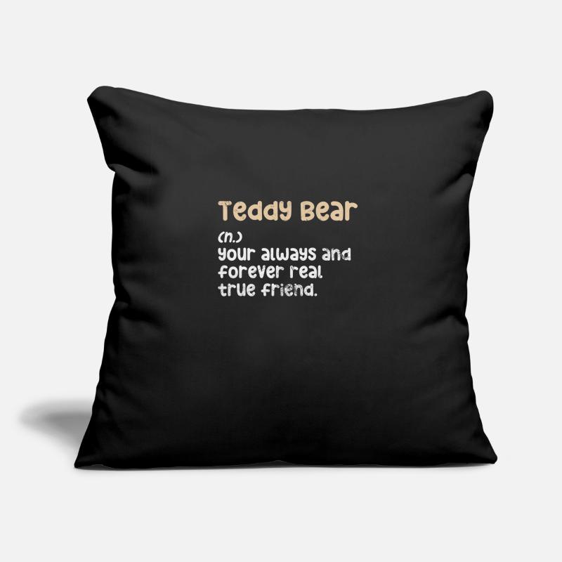 Teddy bear Sofa pillowcase 17,3'' x 17,3'' (45 x 45 cm)