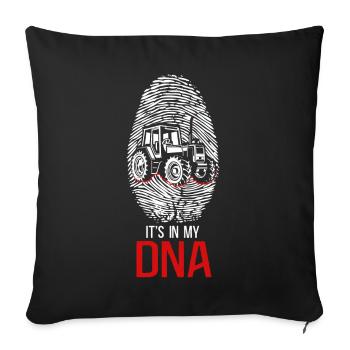 Farming Farmer Tracteur Vintage - Housse de coussin décorative 45 x 45 cm - noir - Devant