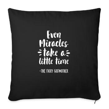 Godmother - Sofa pillowcase 17,3'' x 17,3'' (45 x 45 cm) - black - Front