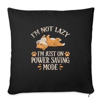 Shiba Inu Dog Dog Lover Dog Breed Gift - Sofa pillowcase 17,3'' x 17,3'' (45 x 45 cm) - black - Front