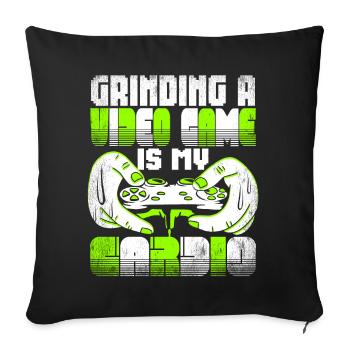 Gamer Gamer Gaming Console Video Games - Sofa pillowcase 17,3'' x 17,3'' (45 x 45 cm) - black - Front