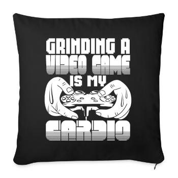 Gamer Gamer Gaming Console Video Games - Sofa pillowcase 17,3'' x 17,3'' (45 x 45 cm) - black - Front