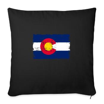Colorado - Housse de coussin décorative 45 x 45 cm - noir - Devant