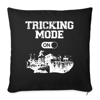 Parkour Free Running Traceur - Housse de coussin décorative 45 x 45 cm - noir - Devant