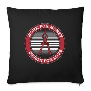 Architectes Architectes Travailler Pour l’Argent Architecture - Housse de coussin décorative 45 x 45 cm - noir - Devant