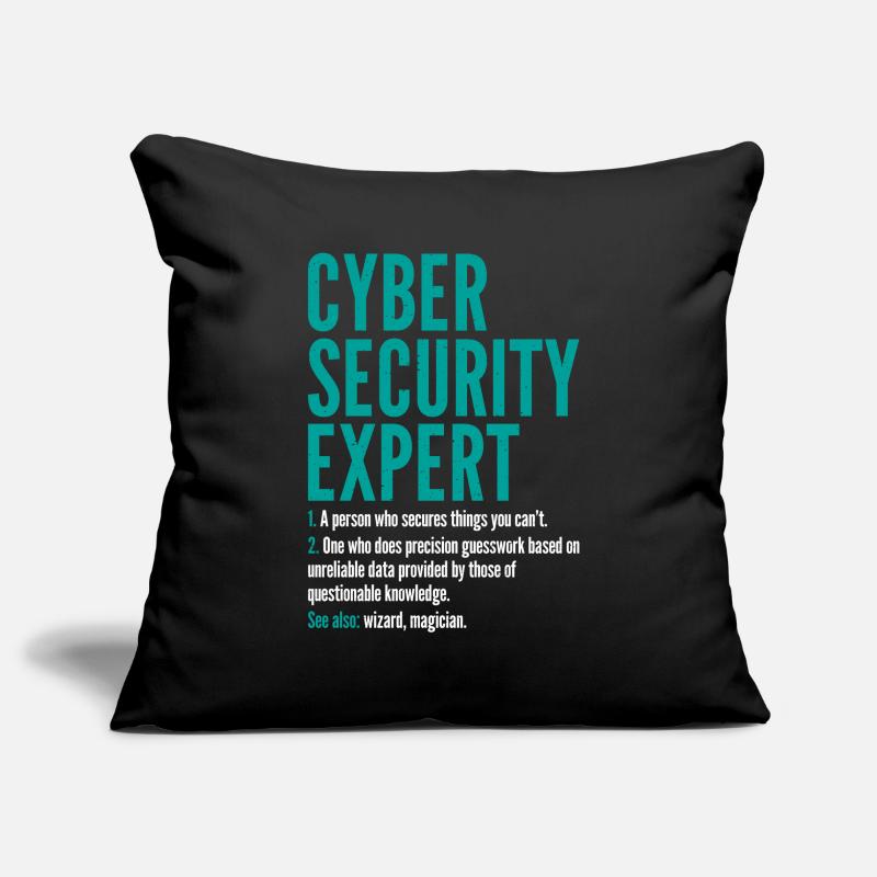 Cyber Security Expert Definition Coding Hacker Sofakissenbezug 45 x 45 cm