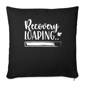 Recovery Load Recover Survivors Recovery - Sofa pillowcase 17,3'' x 17,3'' (45 x 45 cm) - black - Front