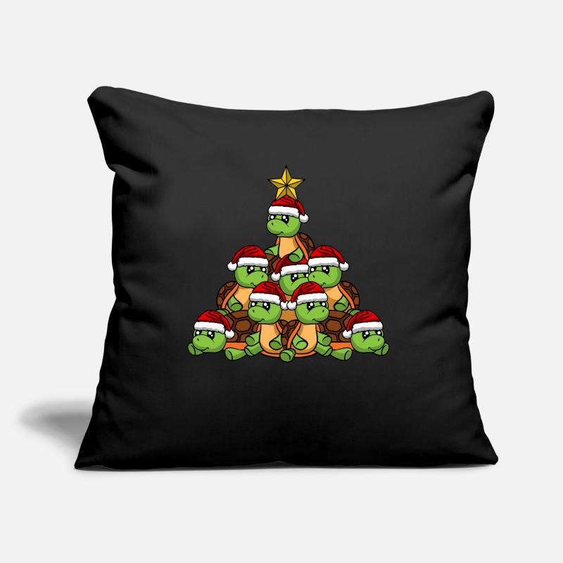 Turtle Christmas Tree Sofa pillowcase 17,3'' x 17,3'' (45 x 45 cm)