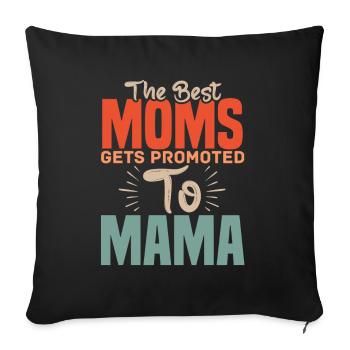 Beste Mütter, Die Zur Mama Mama Mama Müttern - Sofakissenbezug 45 x 45 cm - Schwarz - Vorne