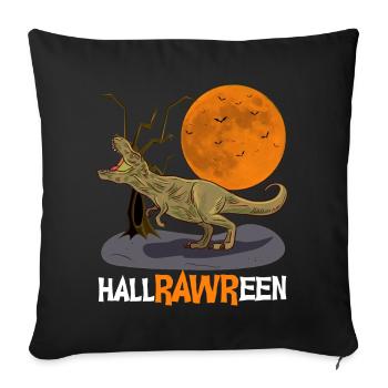 T Rex Halloween Dinosaur Costume - Sofa pillowcase 17,3'' x 17,3'' (45 x 45 cm) - black - Front