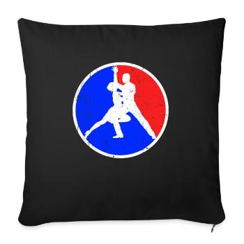Tanzen Logo - Sofakissenbezug 45 x 45 cm - Schwarz - Vorne