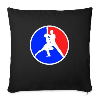 Tanzen Logo - Sofakissenbezug 45 x 45 cm - Schwarz - Vorne