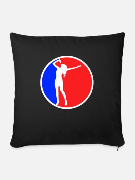Singen Logo - Sofakissenbezug 45 x 45 cm - Schwarz