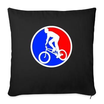 BMX Logo - Sofakissenbezug 45 x 45 cm - Schwarz - Vorne