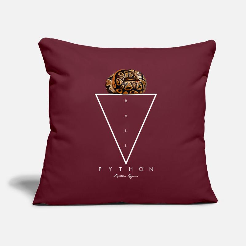 Ball Python Geometric Modern Snake Keeper Sofa pillowcase 17,3'' x 17,3'' (45 x 45 cm)