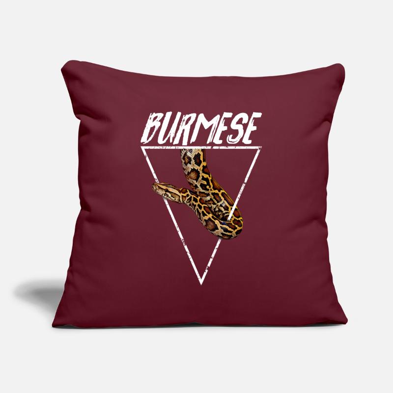 Propriétaire Python Birman Géométrique Housse de coussin décorative 45 x 45 cm