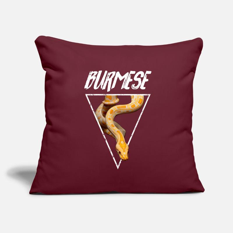 Burmese Python Snake Owner Sofa pillowcase 17,3'' x 17,3'' (45 x 45 cm)