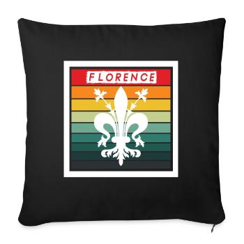 Florence Italy Tuscany Cathedral Italian H - Sofa pillowcase 17,3'' x 17,3'' (45 x 45 cm) - black - Front