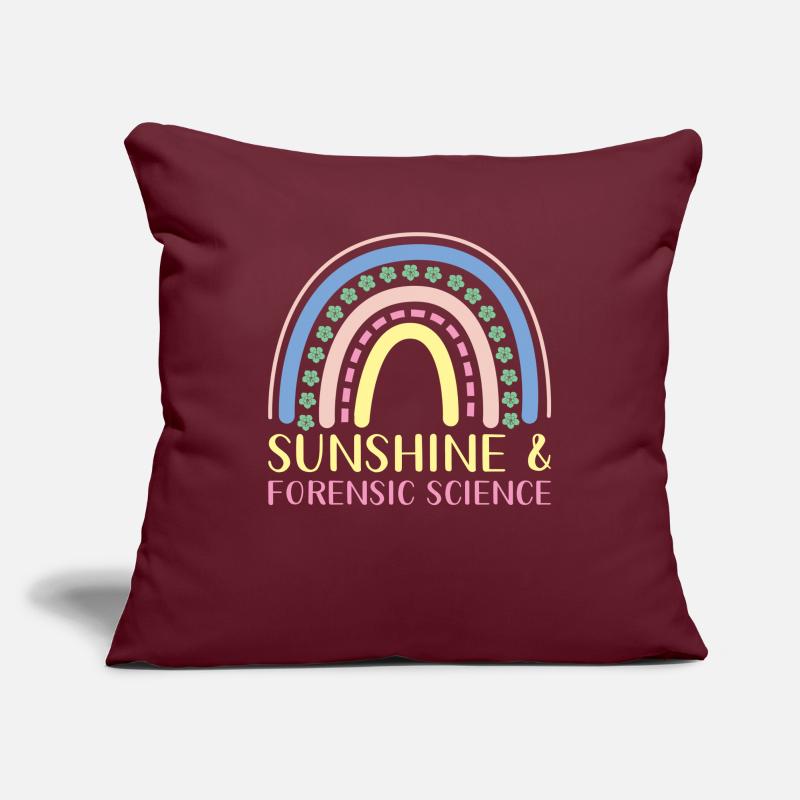 Forensic Science Sofa pillowcase 17,3'' x 17,3'' (45 x 45 cm)