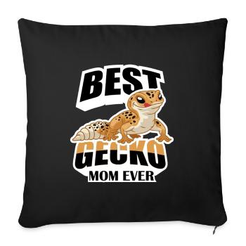 Gecko - Sofakissenbezug 45 x 45 cm - Schwarz - Vorne