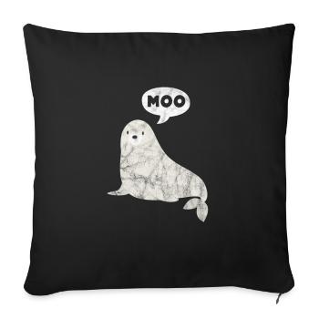 Meeresbiologie Meer Meeresbiologe Biolgie Geschenk - Sofakissenbezug 45 x 45 cm - Schwarz - Vorne